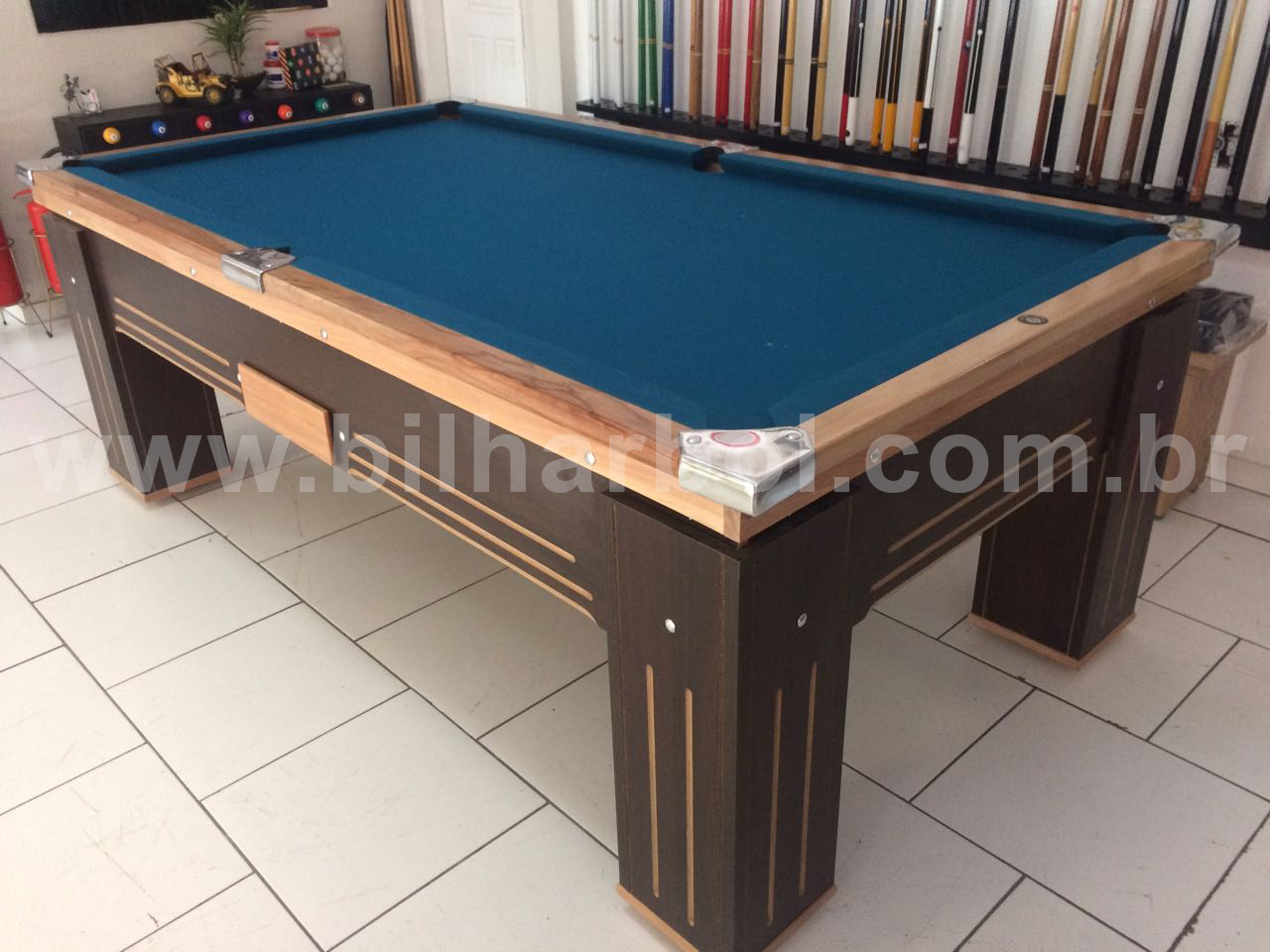 Sinuca Residencial / MDF com Acessórios snooker bilhar - Tudo para